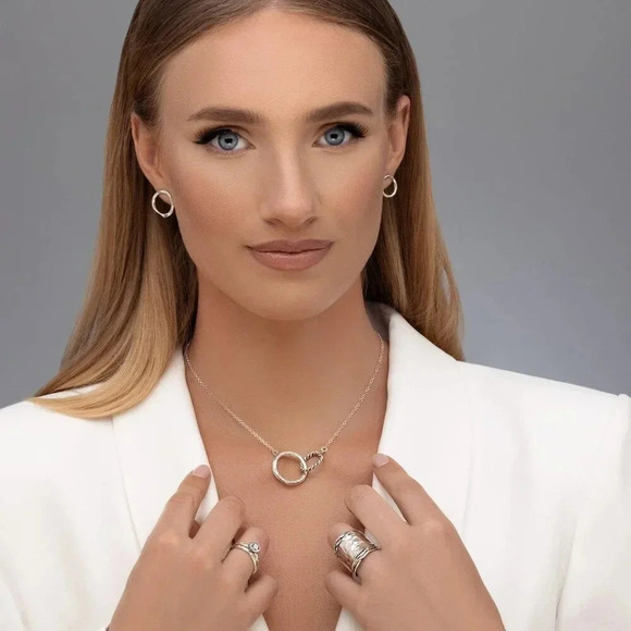 Women 925 Sterling Silver Vintage Antique Look Artisan Handcrafted Designer Ring - Picture 4 of 8